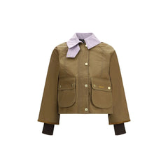 Barbour Beige Cotton Shell Jacket - 12
