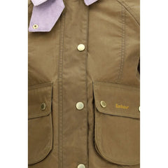 Barbour Beige Cotton Shell Jacket - 12