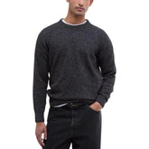 Barbour Black Wool Sweatshirt - Sweaters