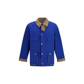 Barbour Blue Cotton Full-Length Jacket