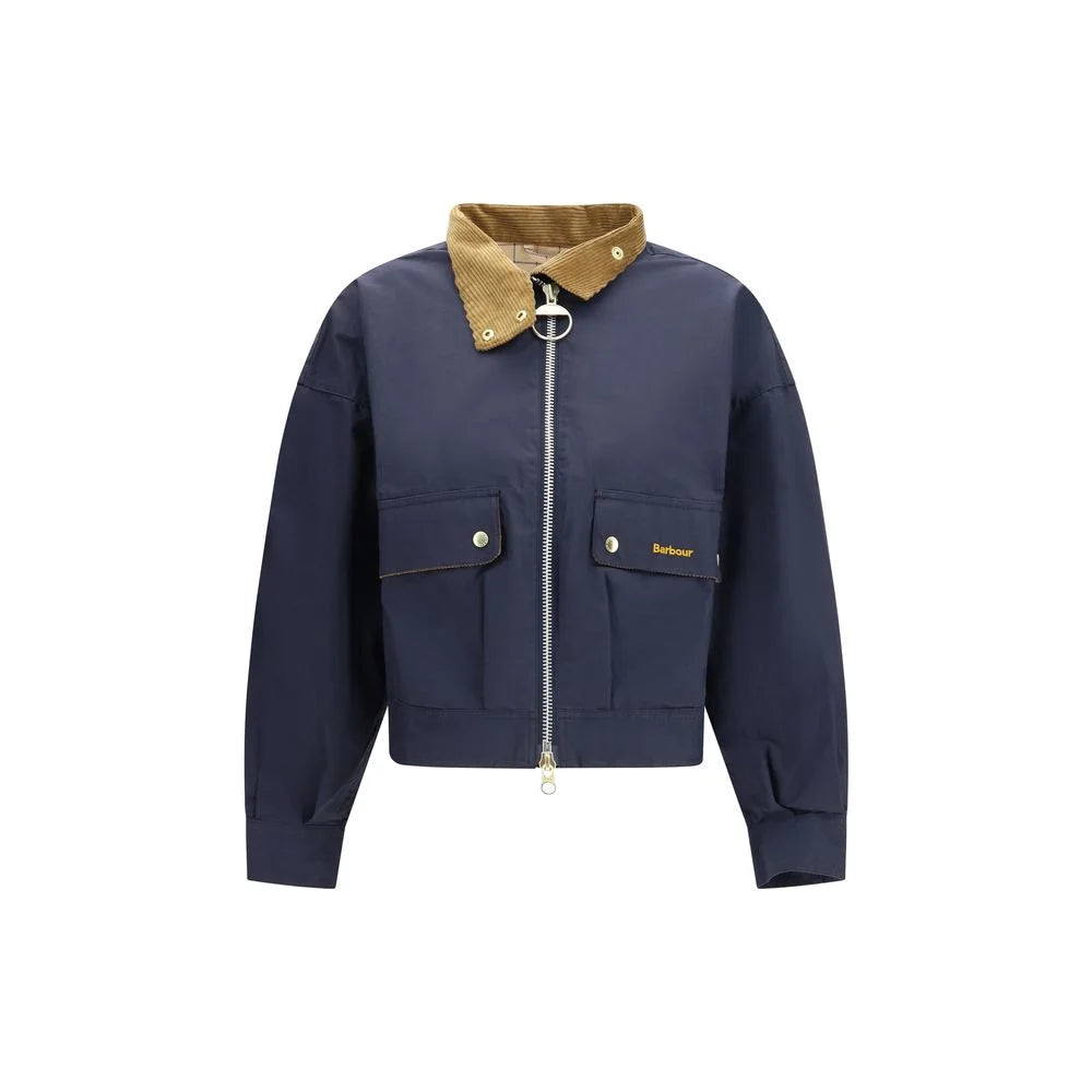 Barbour Blue Cotton Shell Jacket