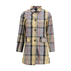 Barbour Blue Polyester Trench Coat