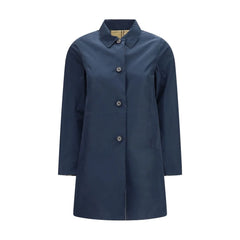 Barbour Blue Polyester Trench Coat