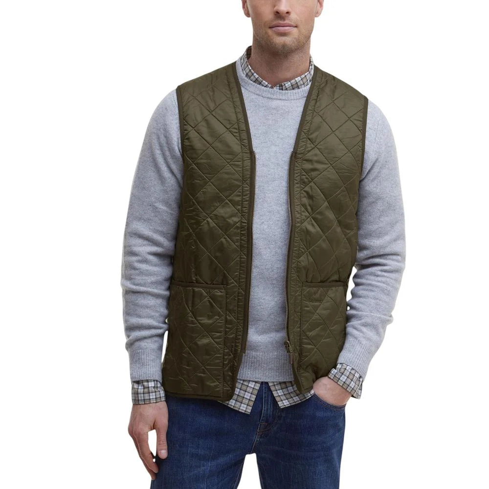 Barbour Green Polyamide Sleveless Jacket - IT48 | L