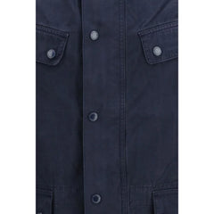 Barbour International Blau Baumwoll Langmantel - Mäntel & Jacken