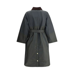 Barbour Milda waxed Trench Coat - 10 - Trench Coats
