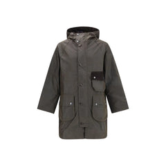 Barbour Solway Trench Waxed Coat - L - Trench Coats
