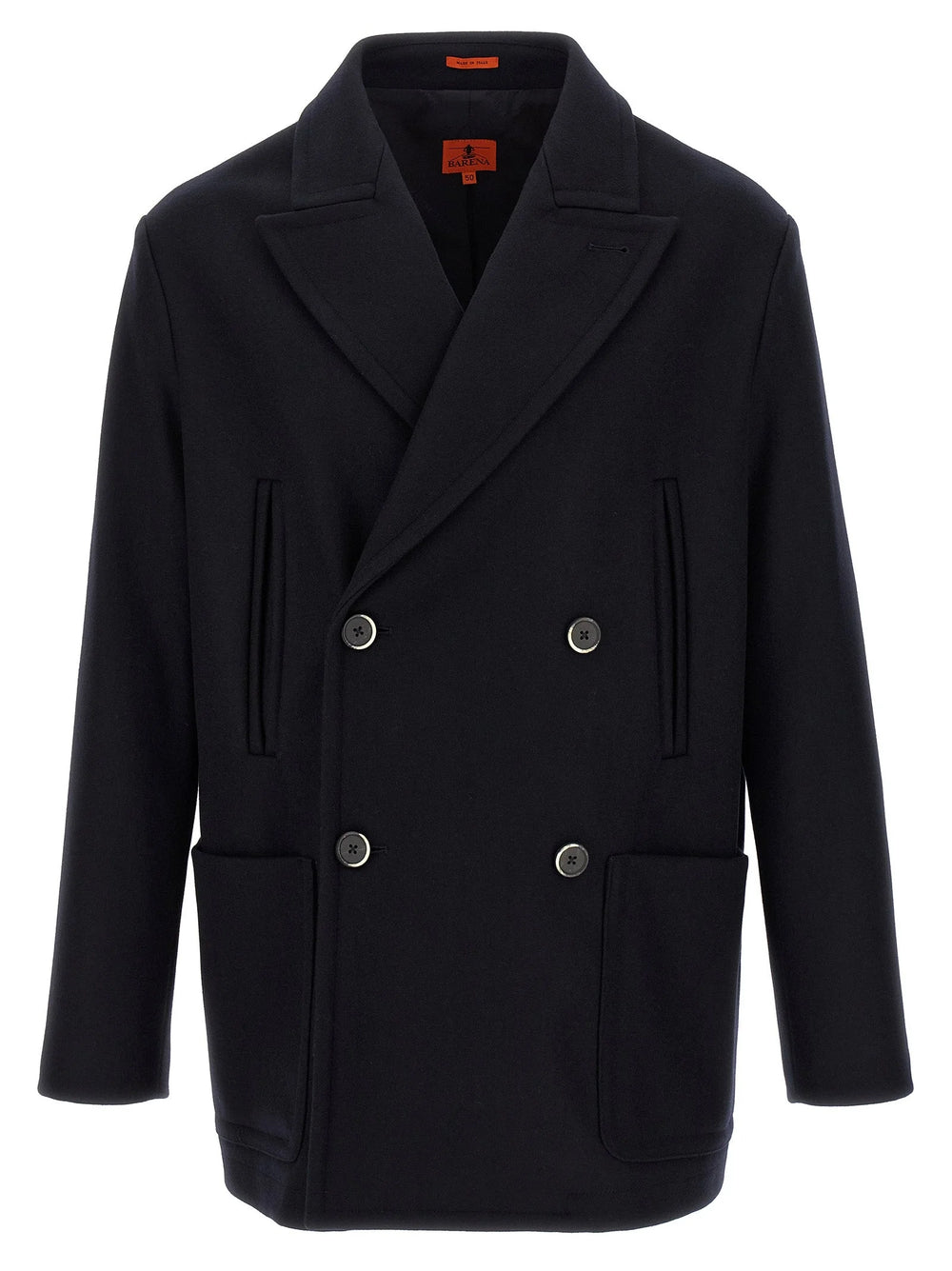 BARENA Blue Wool Coat - IT52 | XL