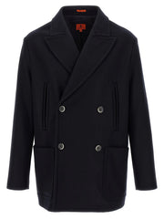 BARENA Blue Wool Coat - IT52 | XL