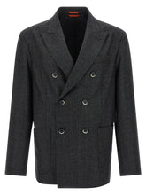 BARENA Gray Virgin Wool Blazer