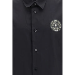 Versace Jeans Black Cotton Dress Shirt - IT52 | XL