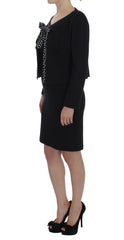 BENCIVENGA Black Stretch Sheath Dress & Sweater Set - Dresses