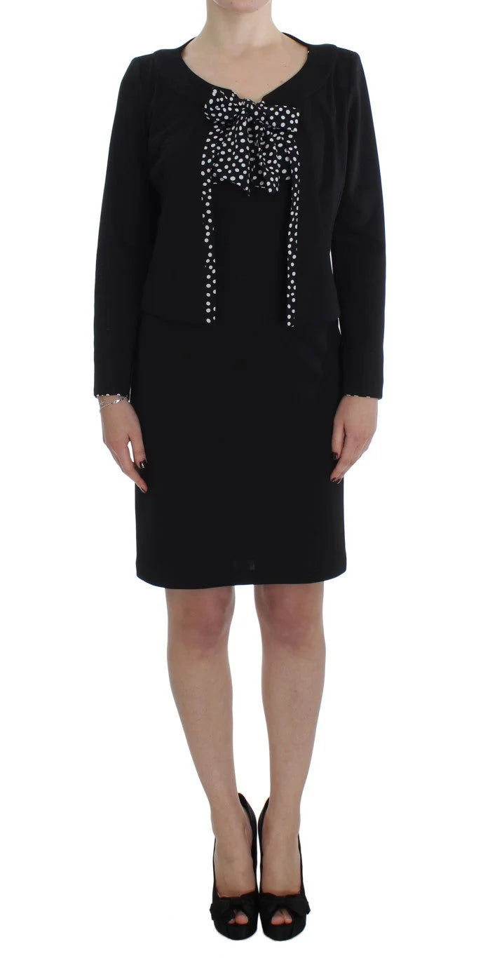 BENCIVENGA Black Stretch Sheath Dress & Sweater Set - Dresses