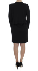 BENCIVENGA Black Stretch Sheath Dress & Sweater Set - Dresses