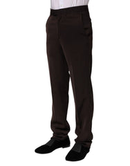 BENCIVENGA Dark Brown Mid Waist Dress Formal Pants - IT44 | XS - Trousers