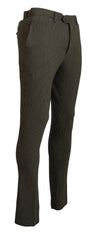 BENCIVENGA Multicolor Striped Pure Cotton Men Pants - Trousers