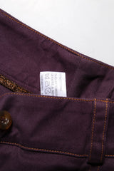 BENCIVENGA Purple High Waisted Tapered Pants - IT50|3XL - Trousers