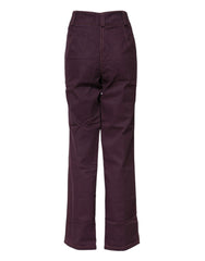 BENCIVENGA Purple High Waisted Tapered Pants - IT50|3XL - Trousers