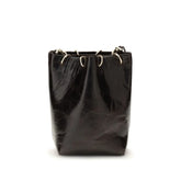Benedetta Bruzziches Black Calf Leather Bos Taurus Backet Bag