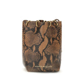 Benedetta Bruzziches Brown Calf Leather Bos Taurus Backet Bag