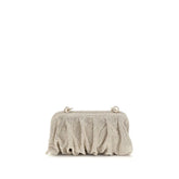 Benedetta Bruzziches Silver Aluminum Clutch Bag