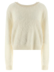 BERNADETTE White Cashmere Cardigan - L