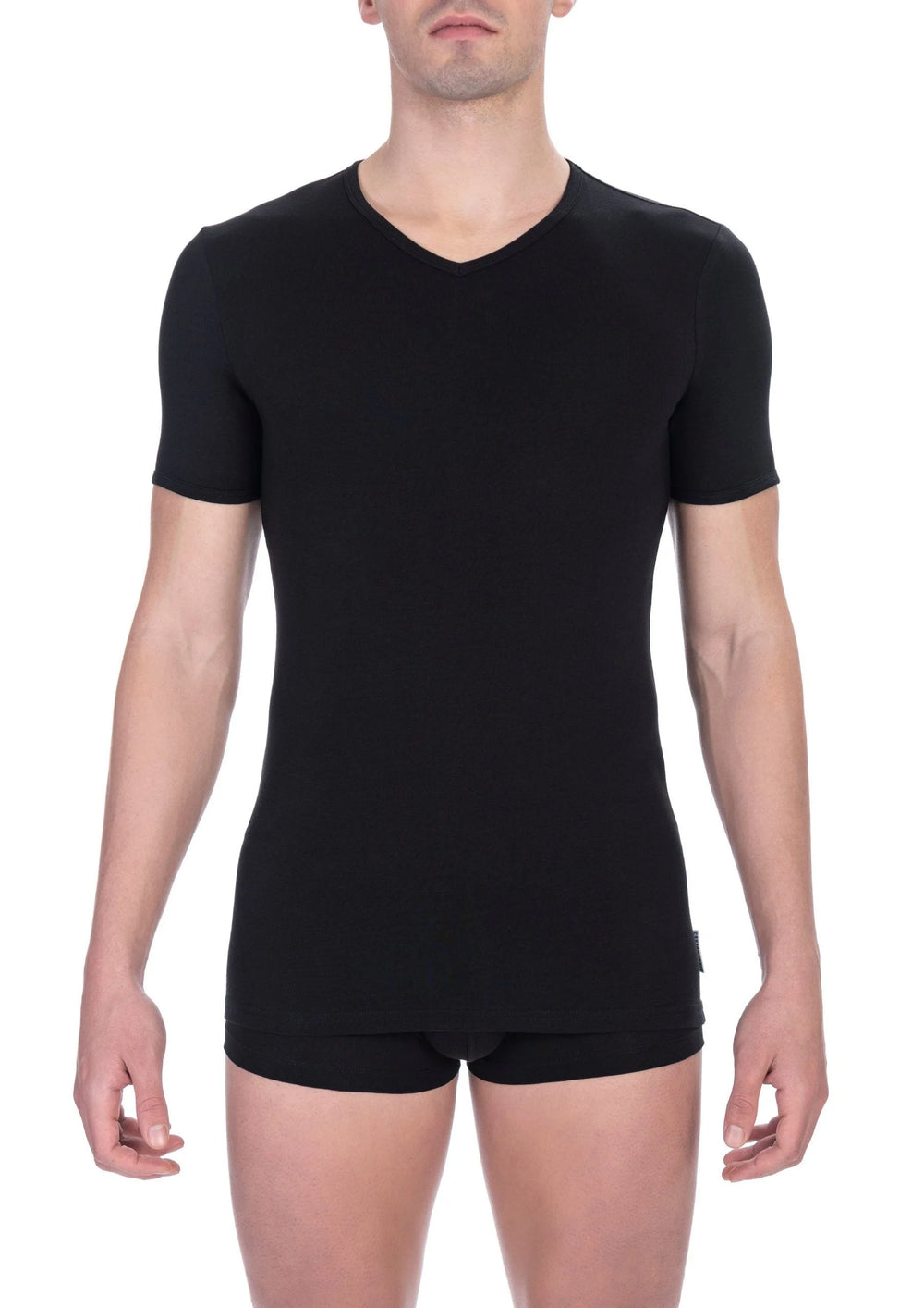 Bikkembergs Black Cotton Men T-Shirt - T-Shirts