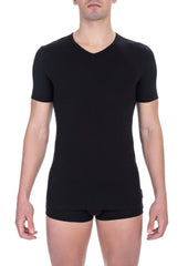 Bikkembergs Black Cotton Men T-Shirt - T-Shirts