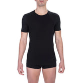 Bikkembergs Black Cotton Men’s T-Shirt - T-Shirts