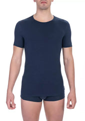 Bikkembergs Blue Cotton Men’s T-Shirt - T-Shirts