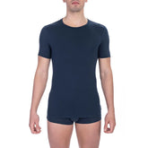 Bikkembergs Blue Cotton Men’s T-Shirt Twin Pack - T-Shirts