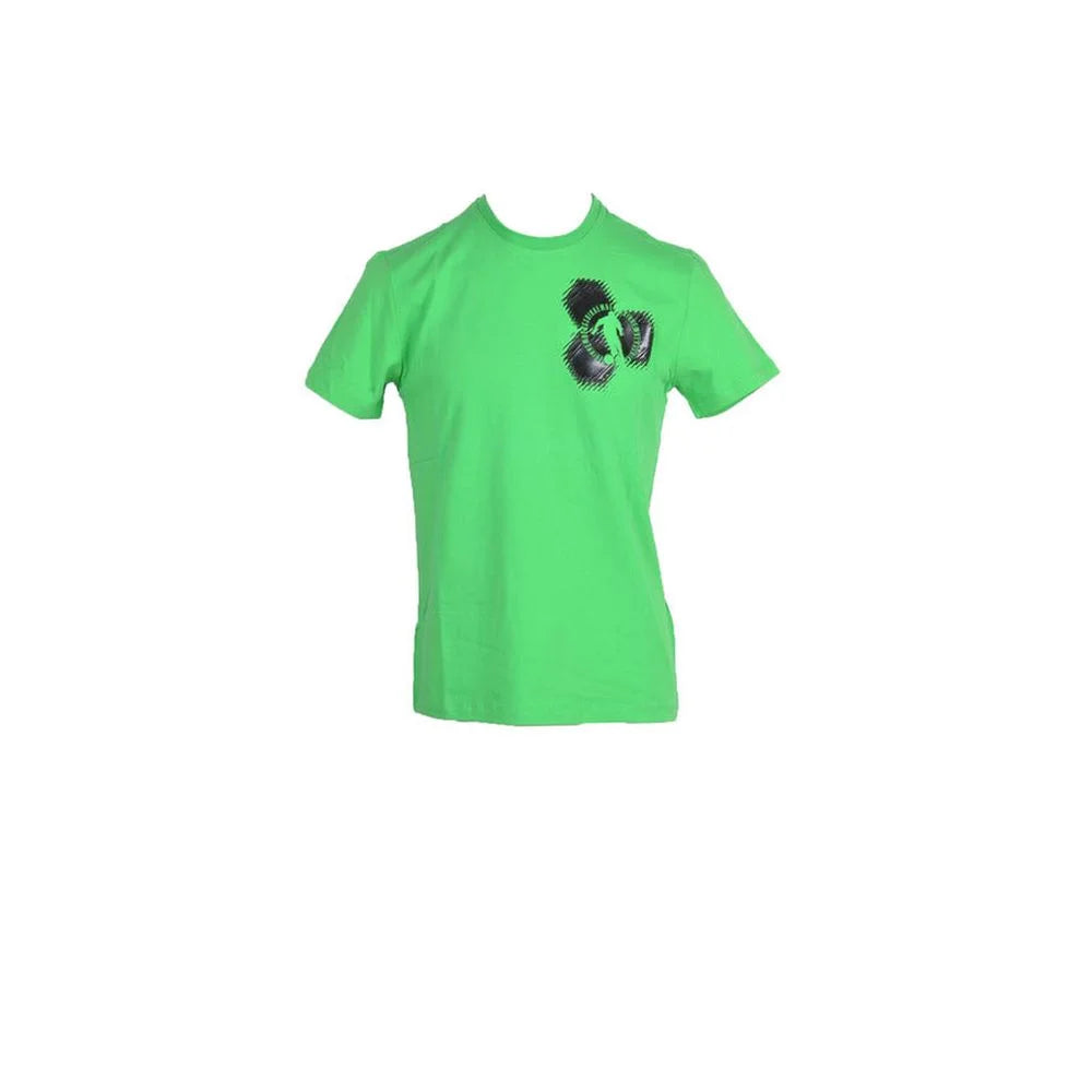 Bikkembergs Green Cotton T-Shirt - L - T-Shirts