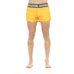 Bikkembergs Orange Polyamide Men Swim Short - Swim Boxers