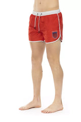 Bikkembergs Red Polyester Men Swim Short - Swim Boxers