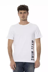Bikkembergs White Cotton Men T-Shirt - T-Shirts