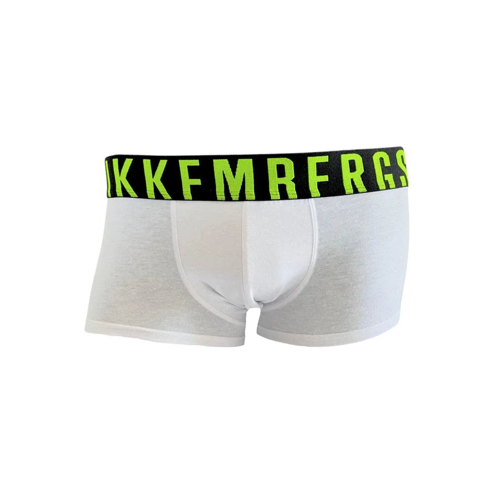 Bikkembergs White Cotton Men’s Boxer - Boxer Briefs