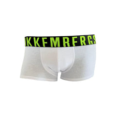 Bikkembergs White Cotton Men’s Boxer - Boxer Briefs