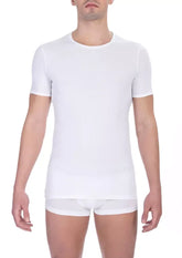 Bikkembergs White Cotton Men’s T-Shirt - T-Shirts