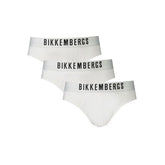 Bikkembergs White Cotton Underwear - XL