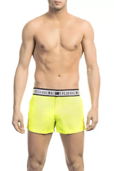 Bikkembergs Yellow Polyamide Men Swim Short - Swim Boxers