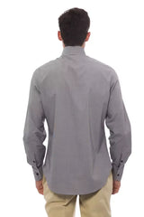 Billionaire Italian Couture Black Cotton Men Shirt - Shirts