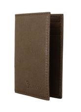 Billionaire Italian Couture Brown Leather Bifold Wallet - Wallets