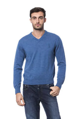 Billionaire Italian Couture Embroidered Merino Wool Crew Neck Sweater - S - Sweaters