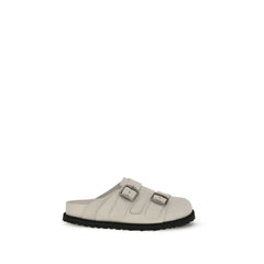 BIRKENSTOCK 1774 Beige Calf Leather Bos Taurus Mules