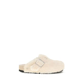 BIRKENSTOCK 1774 Cream Fur Mules - EU37/US7