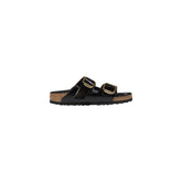 Birkenstock Black Leather Slippers - EU38/US8