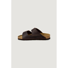 Birkenstock Brown Synthetic Slippers