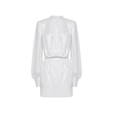 BLANCA VITA White Polyester Casual Dress - 42