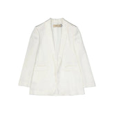 BLANCA VITA White Polyester Jackets And Coat - 40