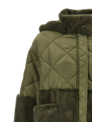 BLANCHA Bicolor Polyester Coat - IT40